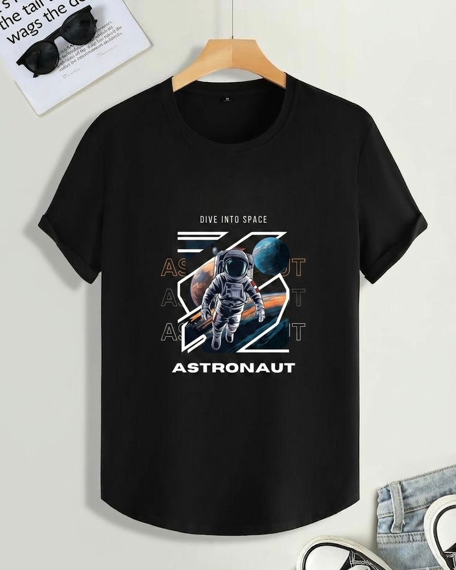 :  👉 Astronaut Printed Oversized T-Shirt – GAMEOM